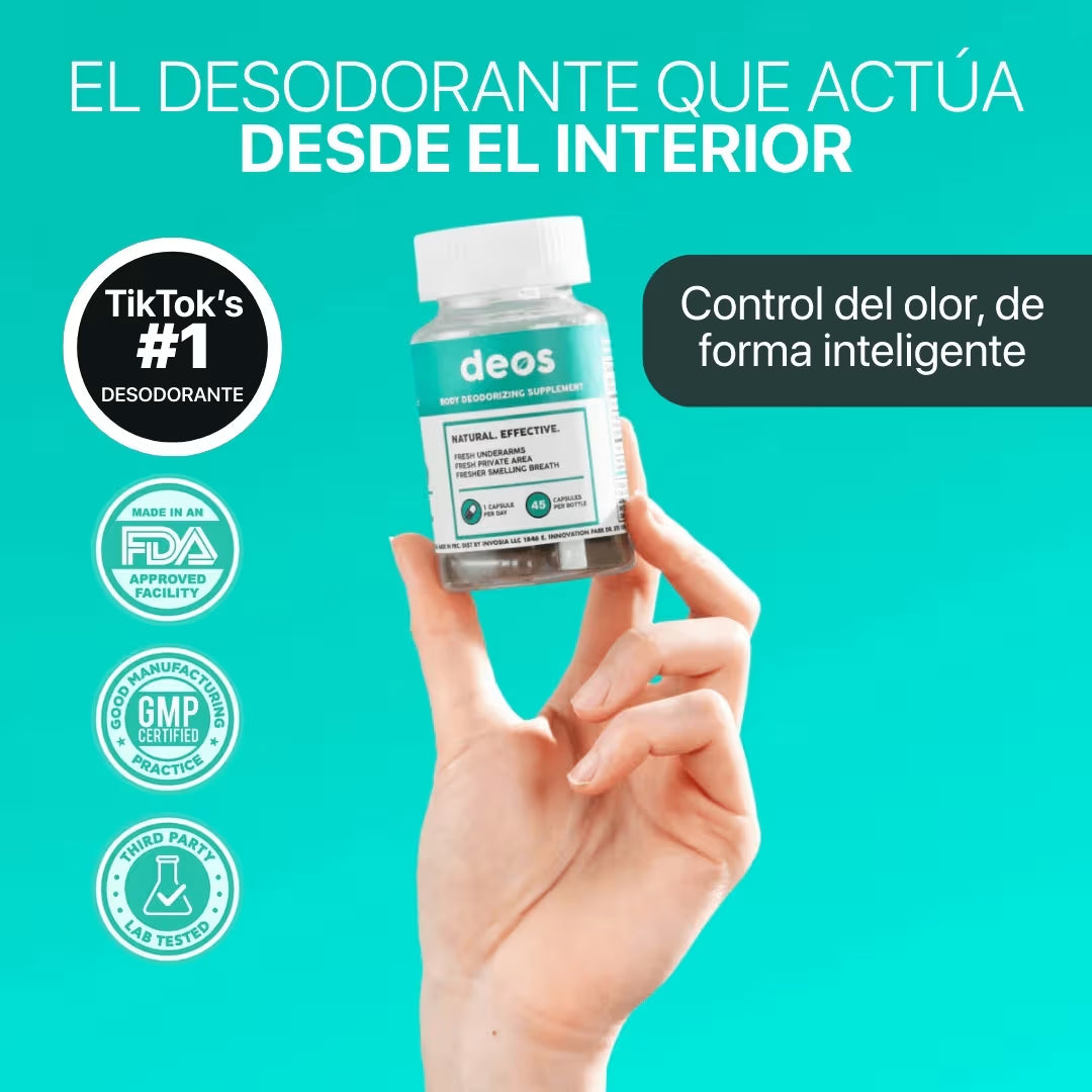 DEOS - Desodorante Interior en Cápsulas