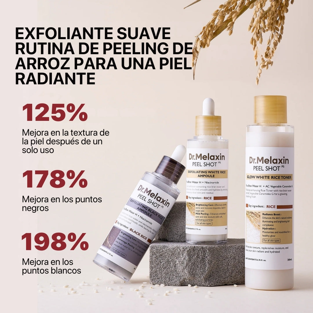Dr. Melaxin Peel Shot | Combo Arroz Blanco
