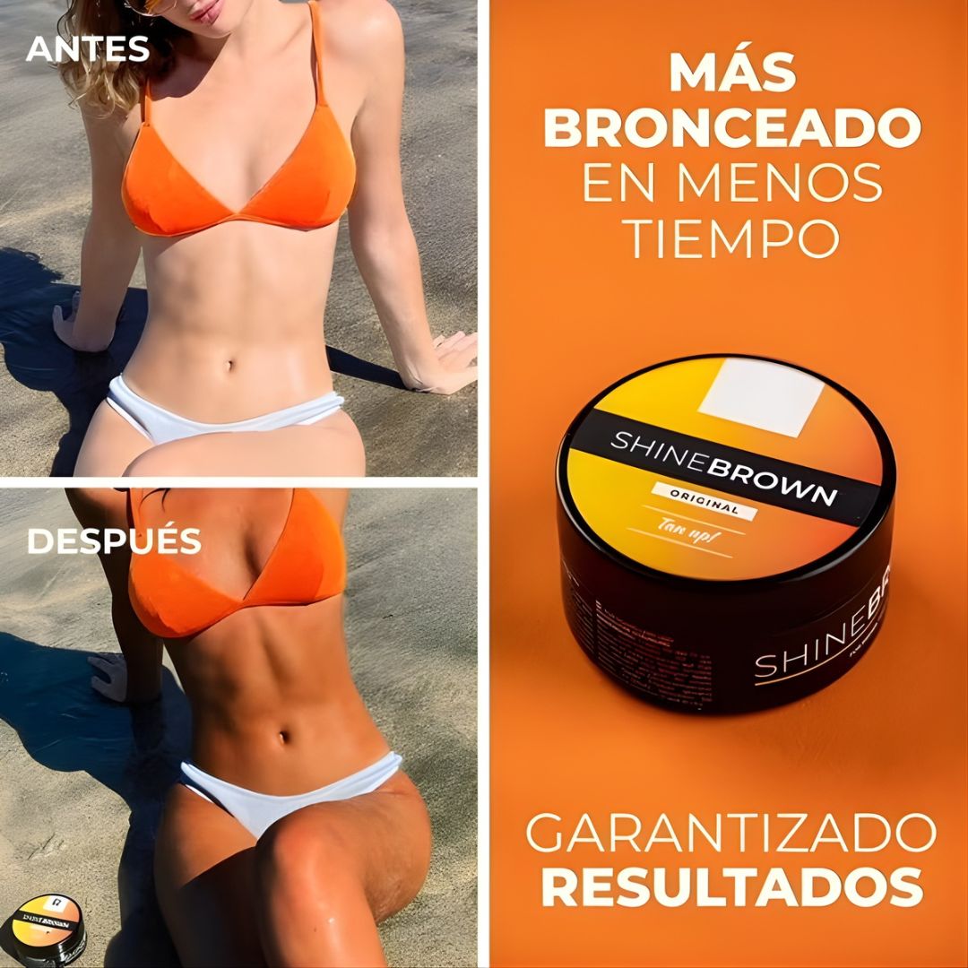 Shine Brown | Crema Bronceadora