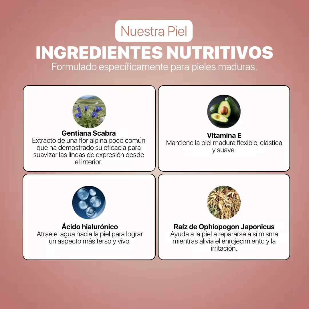 Base 4 en 1 de Maquillaje Antiedad con SPF 50